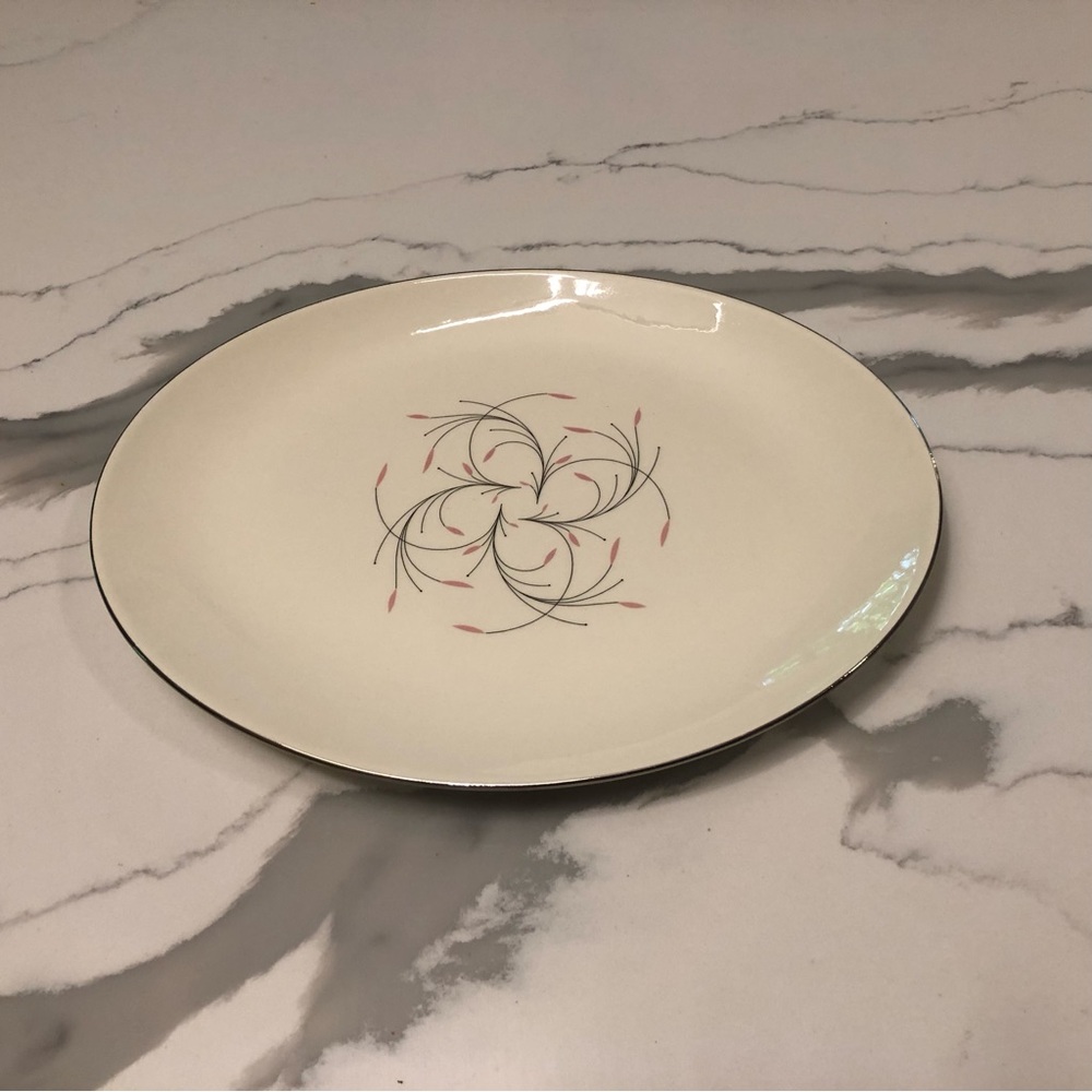 Vintage Mid-Century Homer Laughlin Rhythm Capri Serving Platter 11.5" x 9"